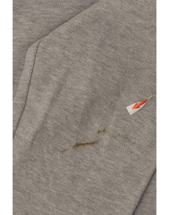 Besætningstøj Herre lynlås-hals sweater Jumper Medium Grå Flecked Bomuld
