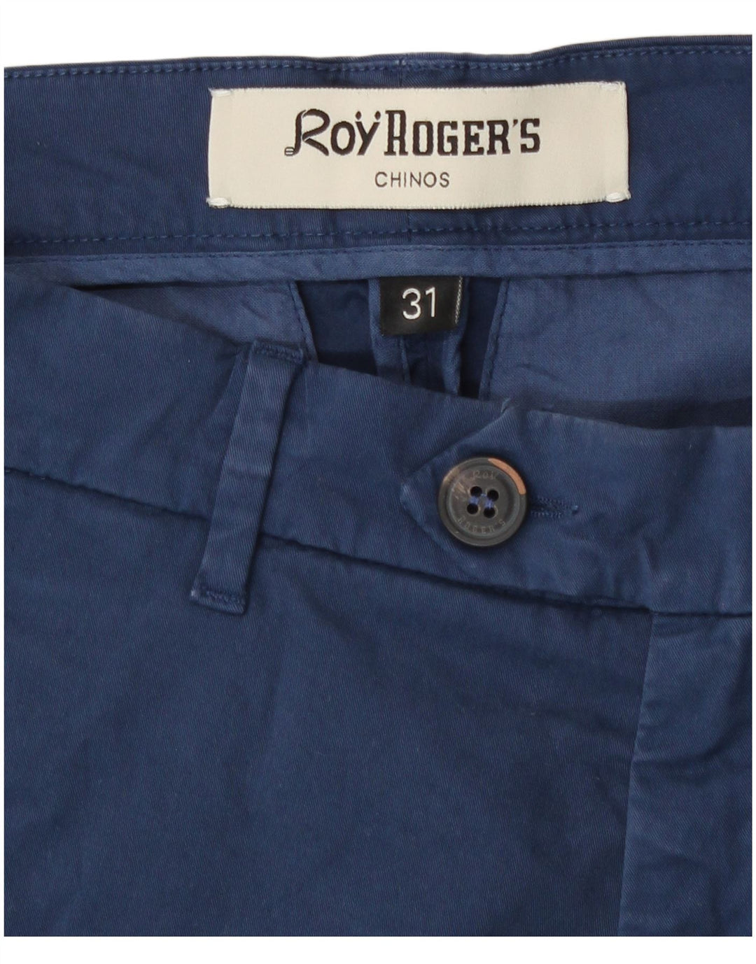 Roy Rogers chinoshorts til kvinder W31 Medium marineblå bomuld