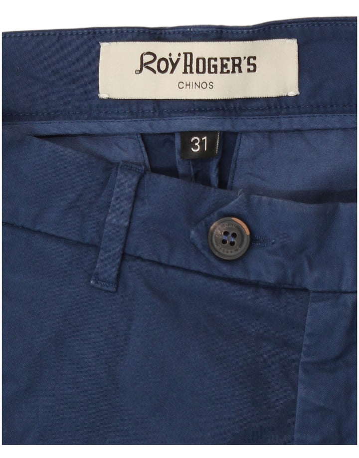 Roy Rogers chinoshorts til kvinder W31 Medium marineblå bomuld