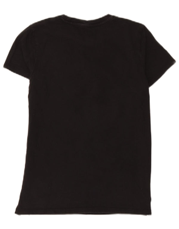 Levi's Grafisk T-shirt top til kvinder UK 6 XS Sort