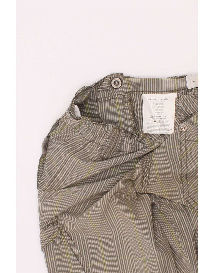 Diesel Boys Cargo Shorts 3-4 år W22 Gråstribet bomuld