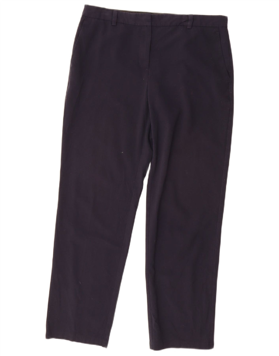 Marks & Spencer jakkesætsbukser til kvinder UK 12 Medium W30 L28 Marineblå