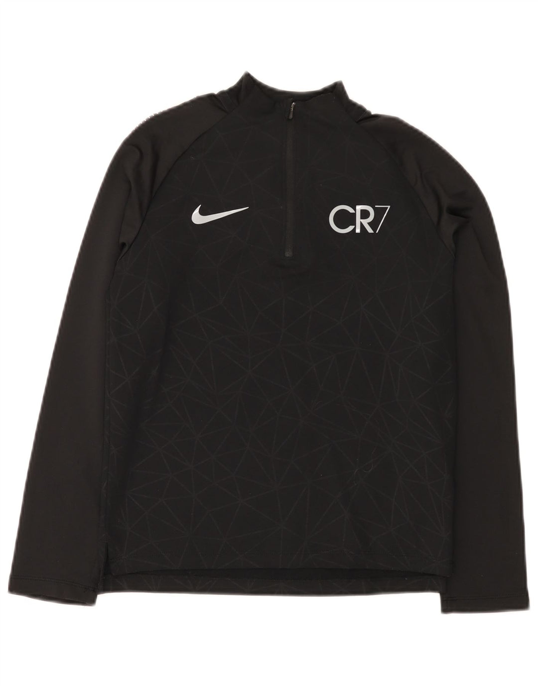 Nike Boys CR7 Grafisk Pullover træningsdragt Top 10-11 år Medium Sort