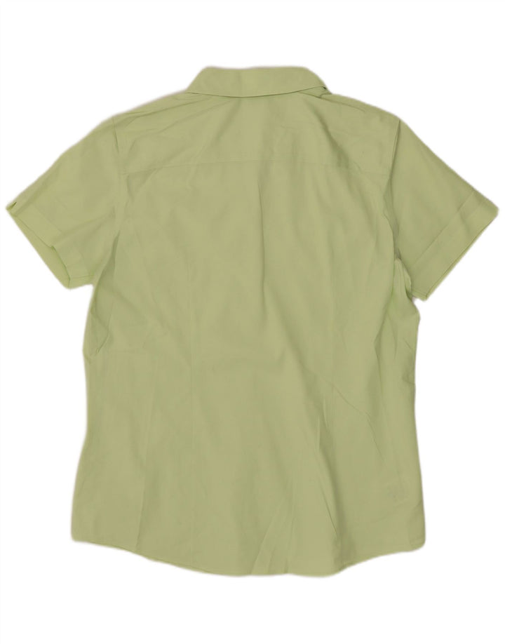 Eddie Bauer kortærmet skjorte til kvinder UK 14 Medium Green