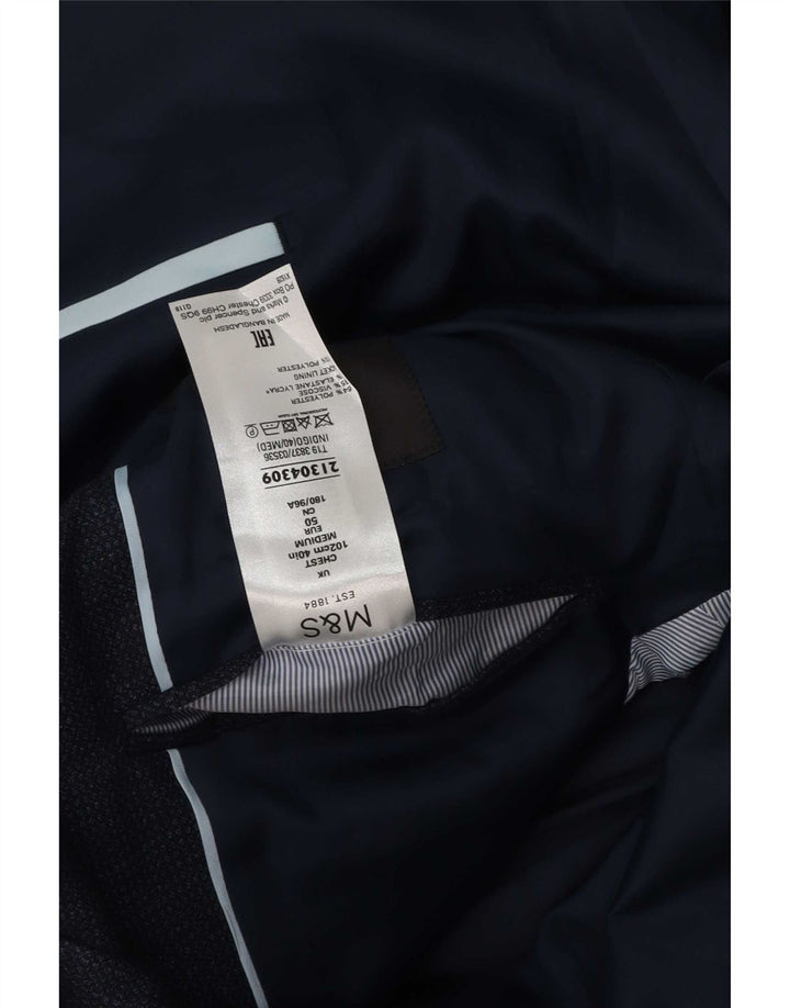 Marks & Spencer Herre 2-knaps blazerjakke UK 40 Medium Navy Blue