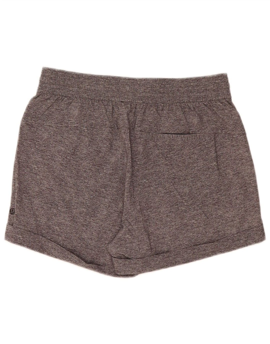 Lululemon Womens Sport Shorts US 8 Medium Grey Flecked