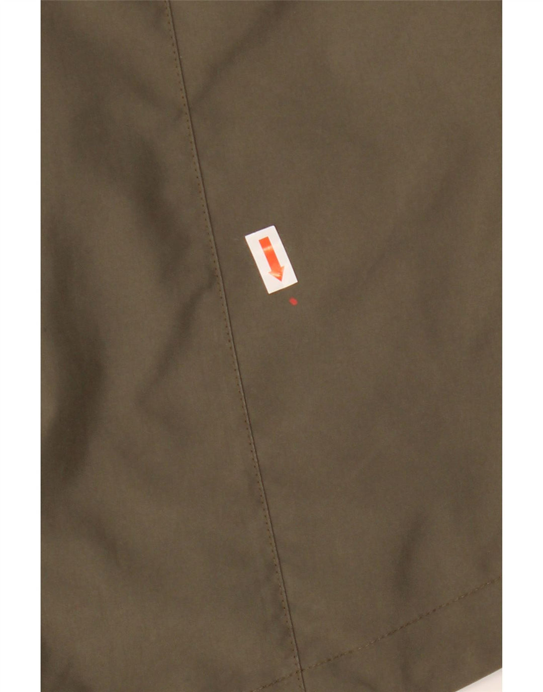 Jack Wolfskin Dame Hætte Regnjakke UK 14/16 Stor Khaki Polyester
