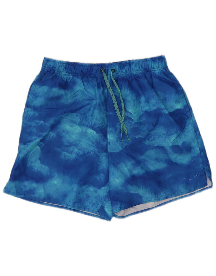 Nike Badeshorts til mænd Medium Blue Tie Dye Polyester