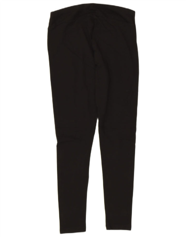 Puma Womens Crop Leggings UK 12 Medium Black Bomuld