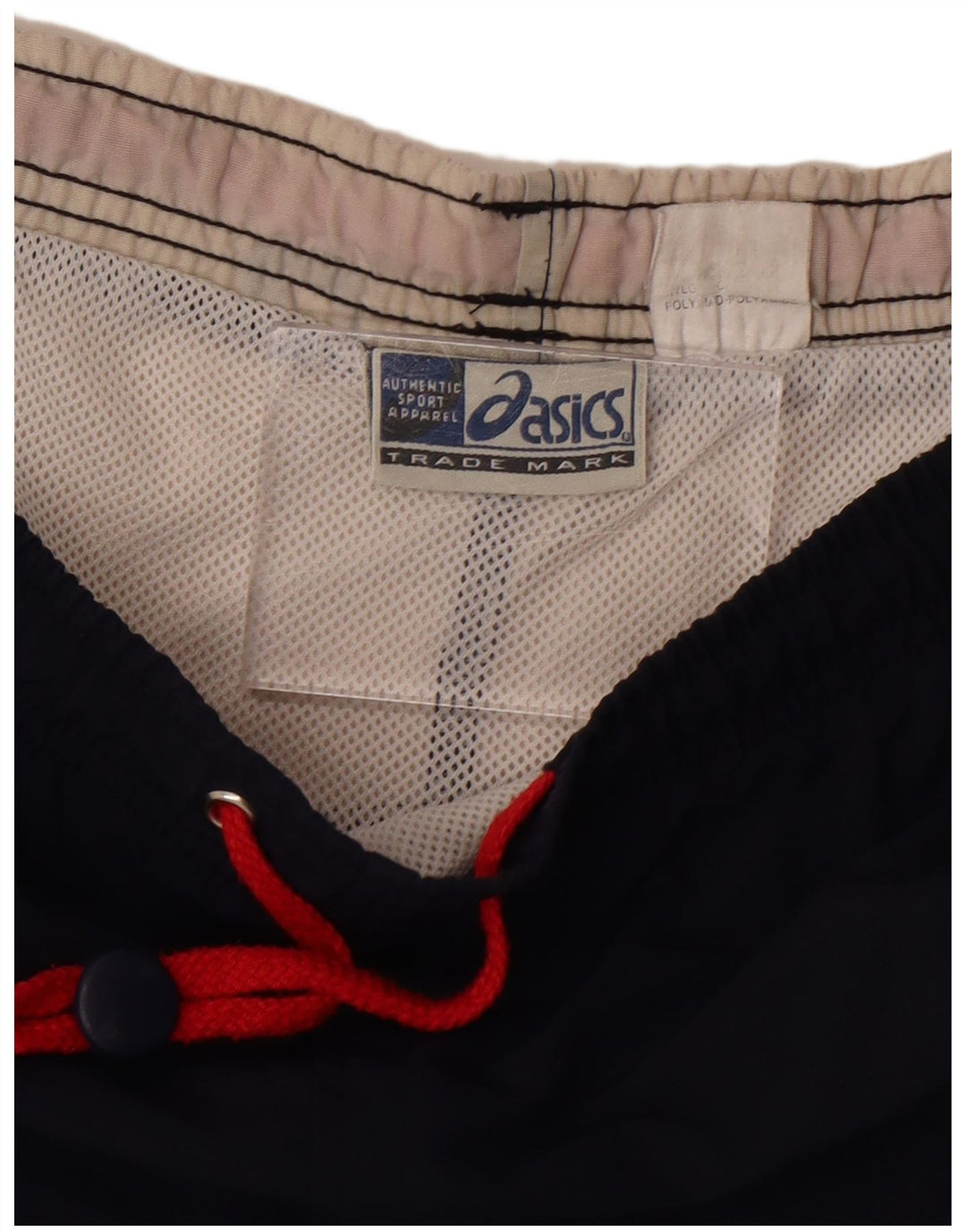 Asics Herre grafiske svømmeshorts Store marineblå Colourblock Polyamid