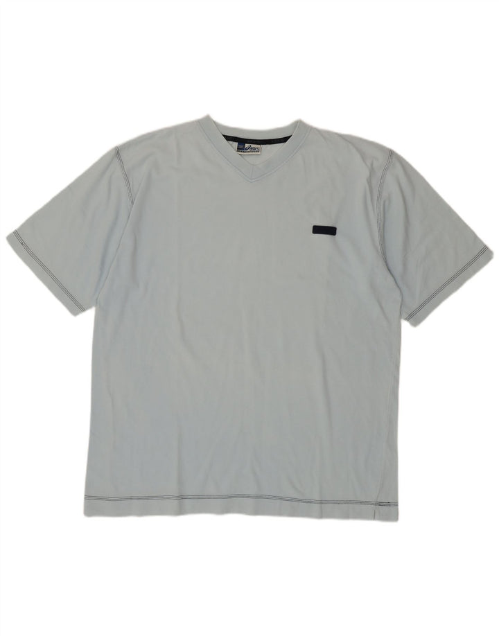 Asics Herre T-Shirt Top 2XL Blå Bomuld