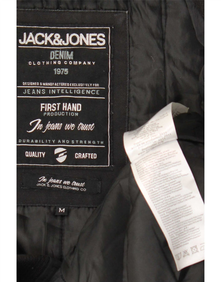 Jack & Jones Herre Bomber Jacket UK 38 Medium Sort Polyester