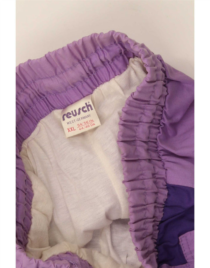 Reusch Herre grafisk hel træningsdragt XL Lilla polyester