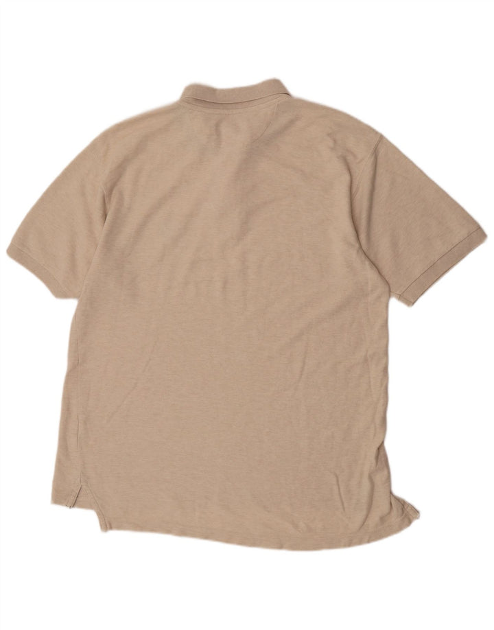 CHAPS RALPH LAUREN Herre poloshirt Medium Beige Flecked Bomuld