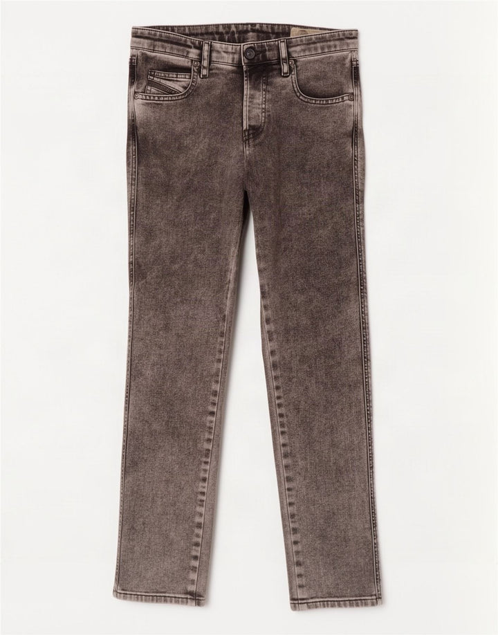 Diesel Dame Slim Jeans W27 L26 Grå Bomuld