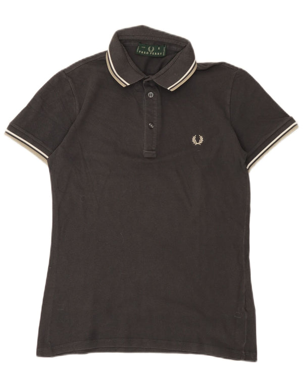 Fred Perry Mens Polo Shirt Small Grey Cotton