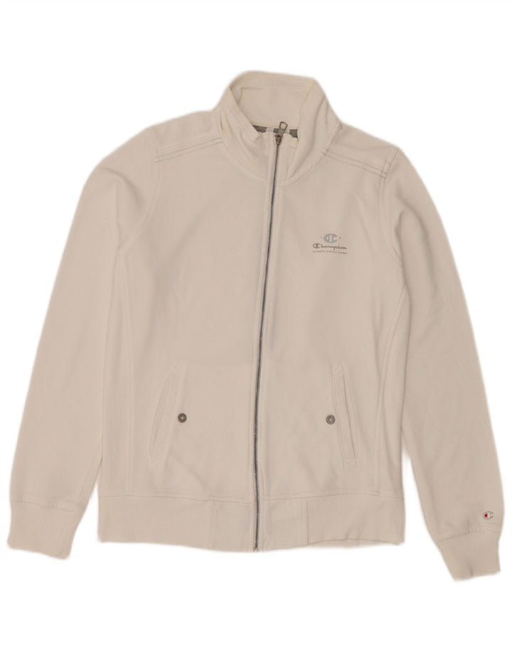 Champion Womens Heritage Classics Træningsdragt Topjakke UK 14 Medium White