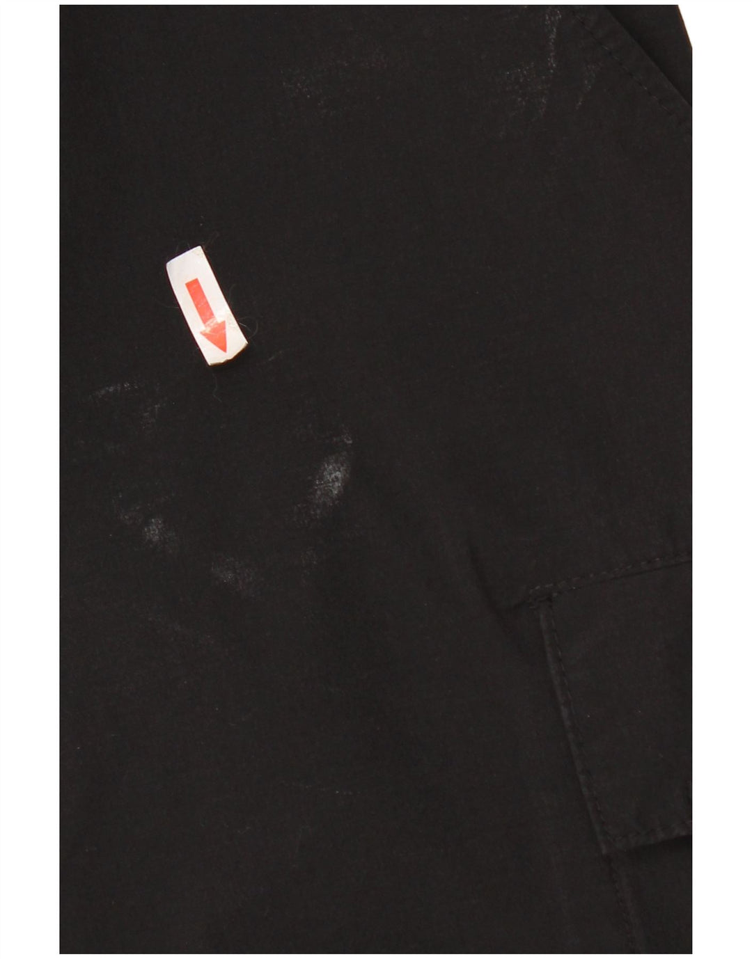 Zara Herre Crop Tapered Cargo Bukser Medium W32 L24 Sort