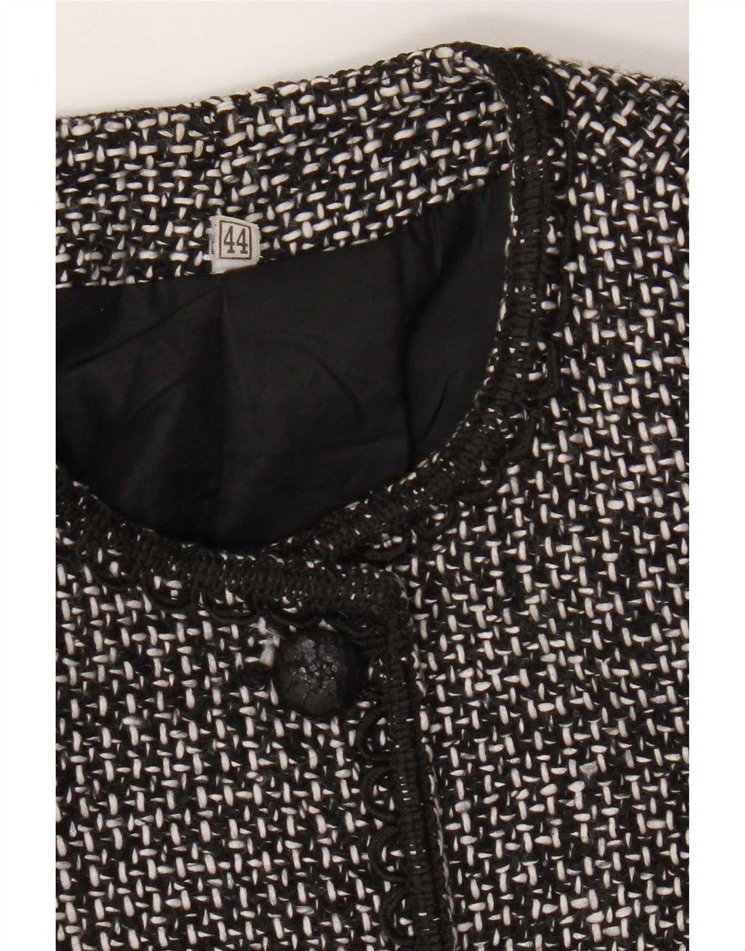 Vintage dame 5-knaps blazerjakke IT 44 Medium Sort