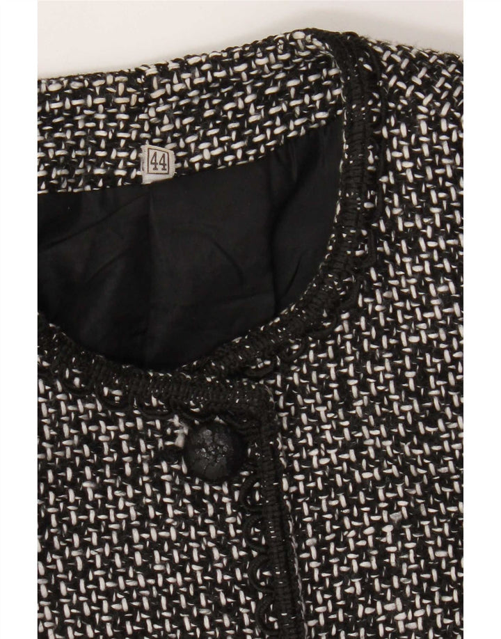Vintage dame 5-knaps blazerjakke IT 44 Medium Sort