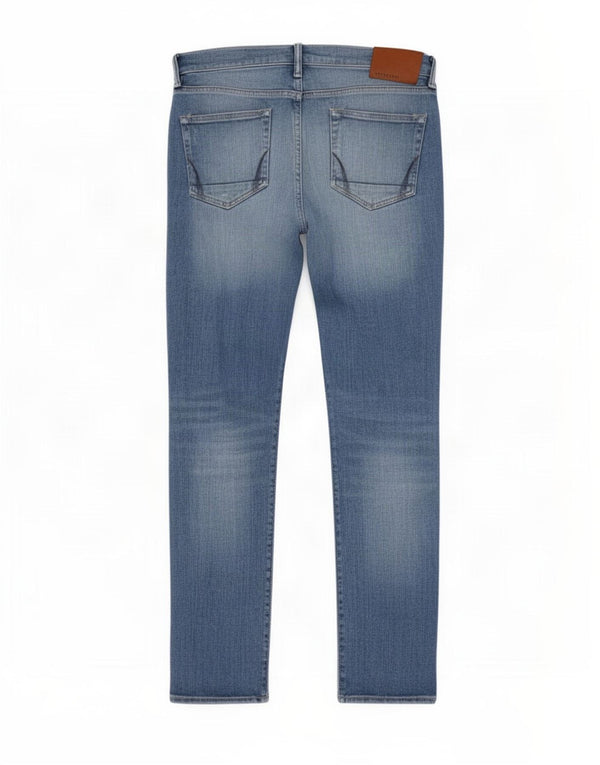 All Saints Dame Cigarette Distressed Skinny Jeans W32 L32 Blå Bomuld