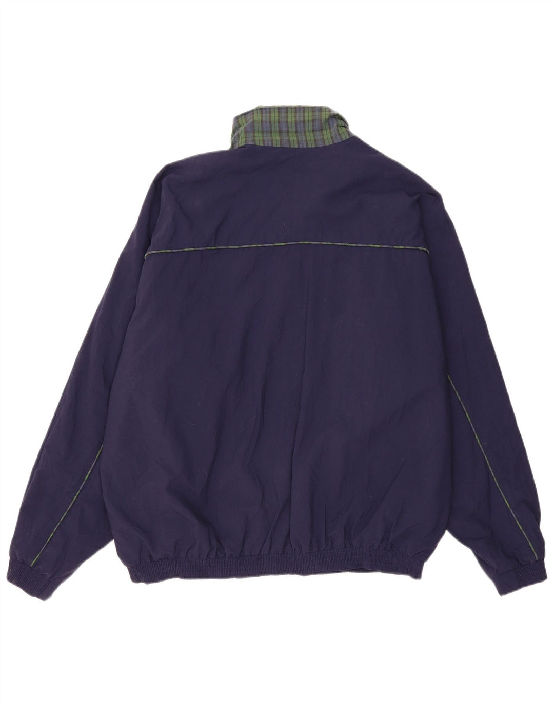 Marks & Spencer Bomberjakke til mænd UK 42 XL Navyblå stribet nylon