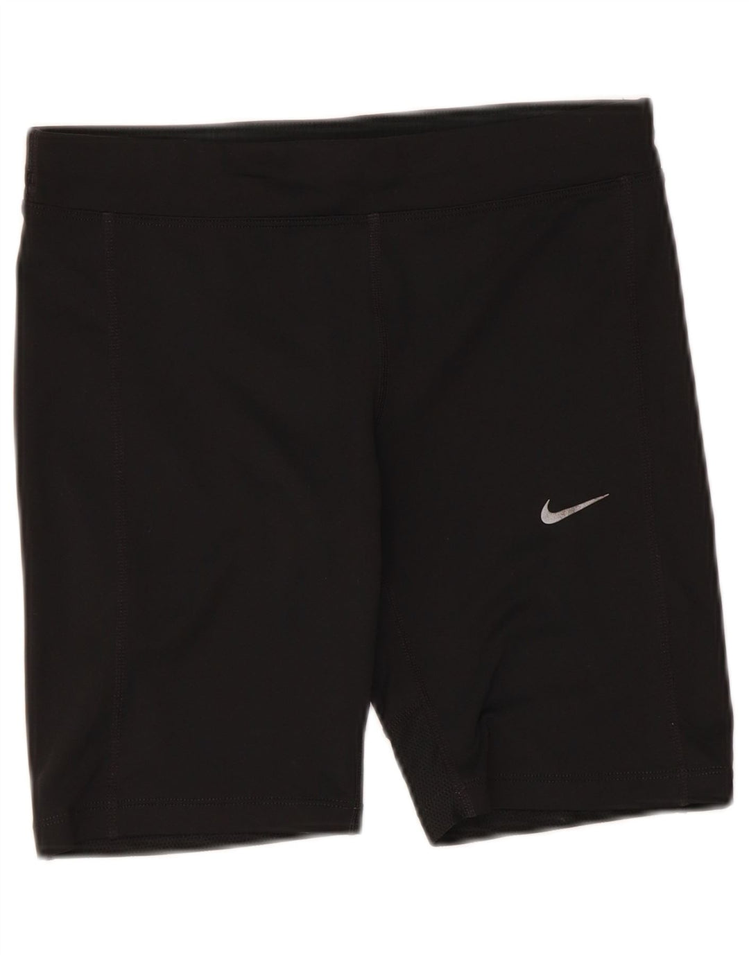 Nike Dame Dri Fit Sport Shorts UK 10 Small Black Polyester