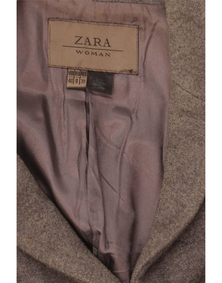 Zara Dame Overfrakke EU 40 Mellemgrå