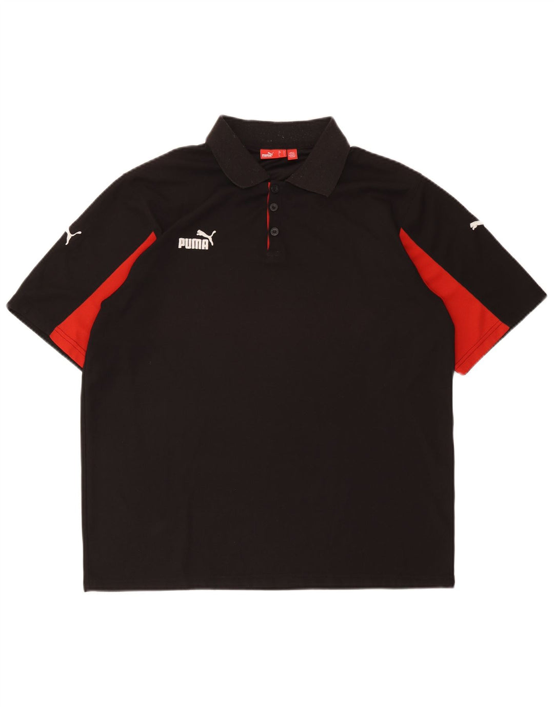 Puma Herre Regular Fit Polo Shirt Large Black Sports