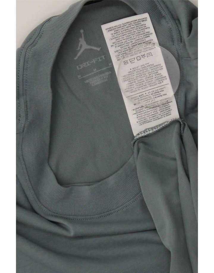 Jordan Herre Dri Fit T-shirt Top mellemgrå bomuld