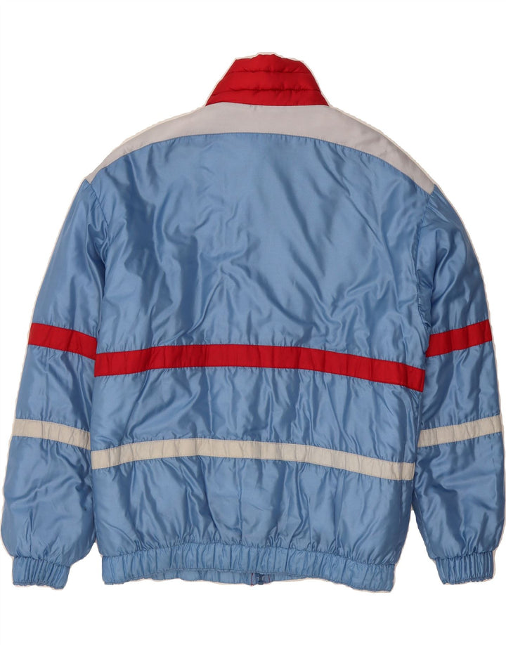 GOLDEN TEAM Mens Reversible Jacket IT 54 2XL Blue Striped Polyamide Vintage Golden Team and Second-Hand Golden Team from Messina Hembry 