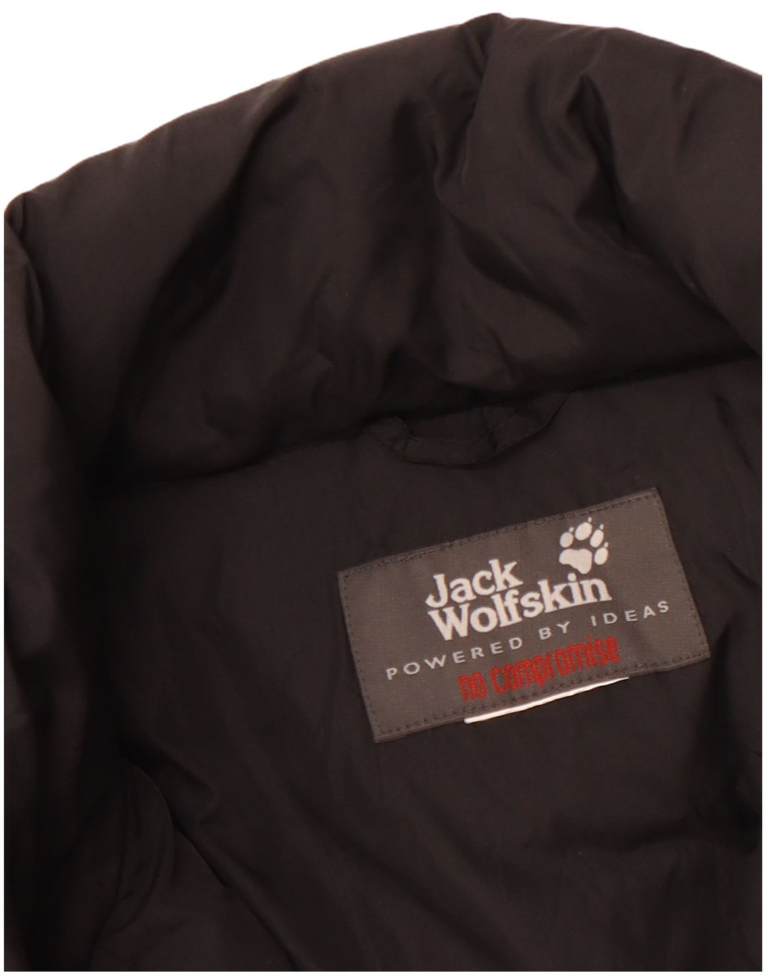 Jack Wolfskin Herre polstret jakke UK 42 XL Sort
