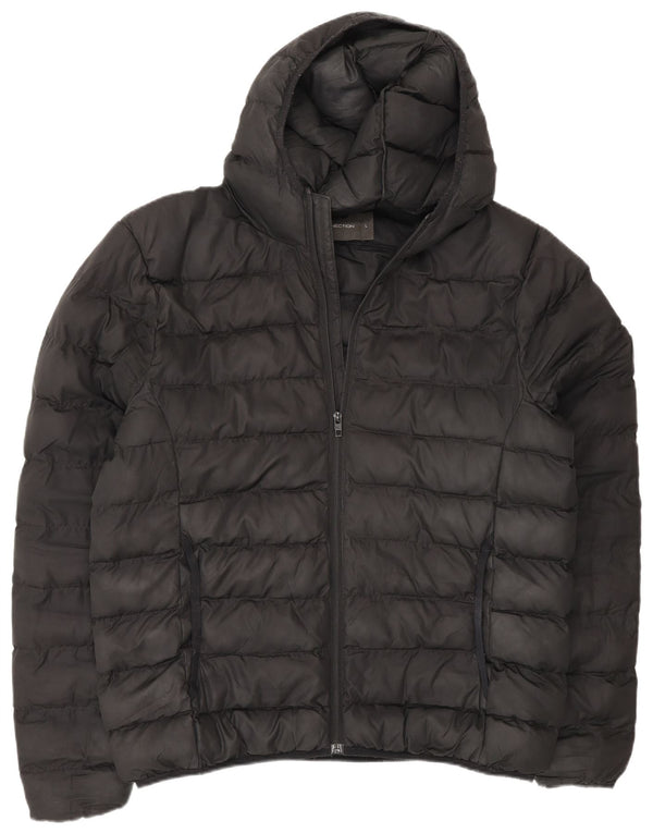 French Connection Herre hættepolstret jakke UK 40 Large Black