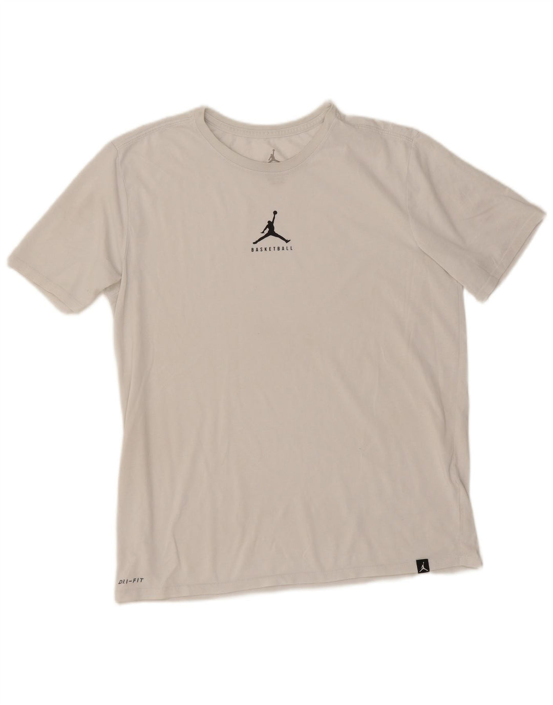 Jordan Herre Dri Fit T-Shirt Top Stor Hvid