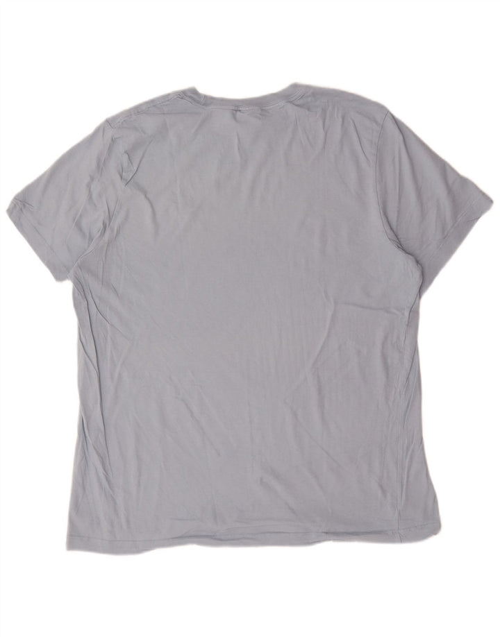 Nike herre T-shirt top XL blå bomuld