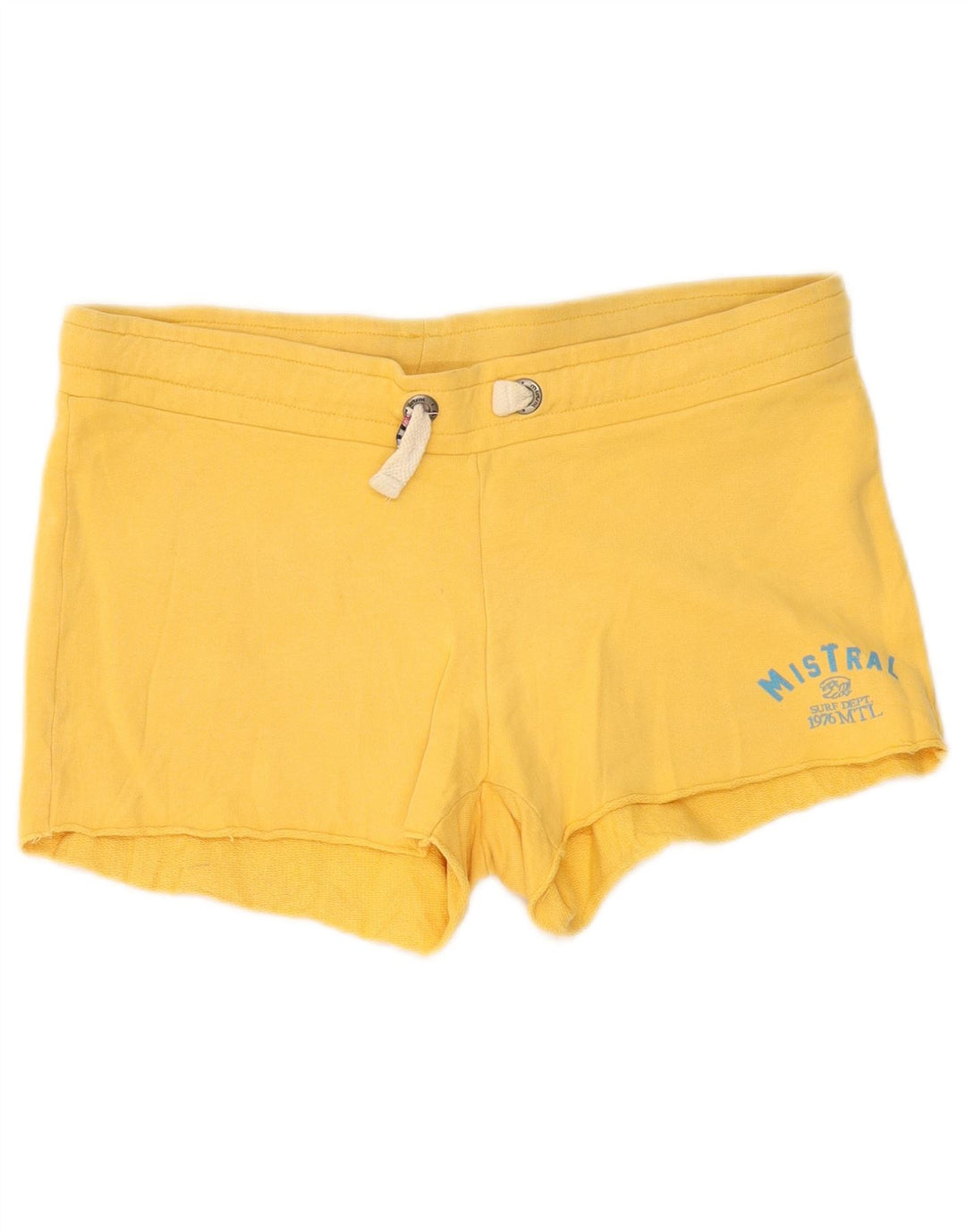 Mistral Graphic Sports Shorts til kvinder UK 10 Small Yellow