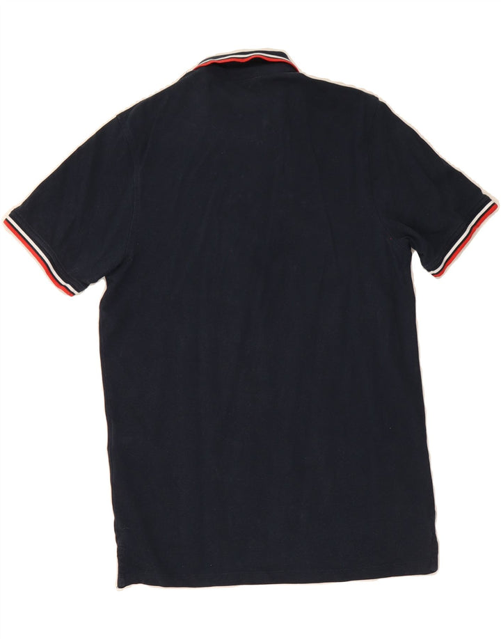 JACK & JONES Mens Polo Shirt Small Navy Blue Cotton Vintage Jack & Jones and Second-Hand Jack & Jones from Messina Hembry 