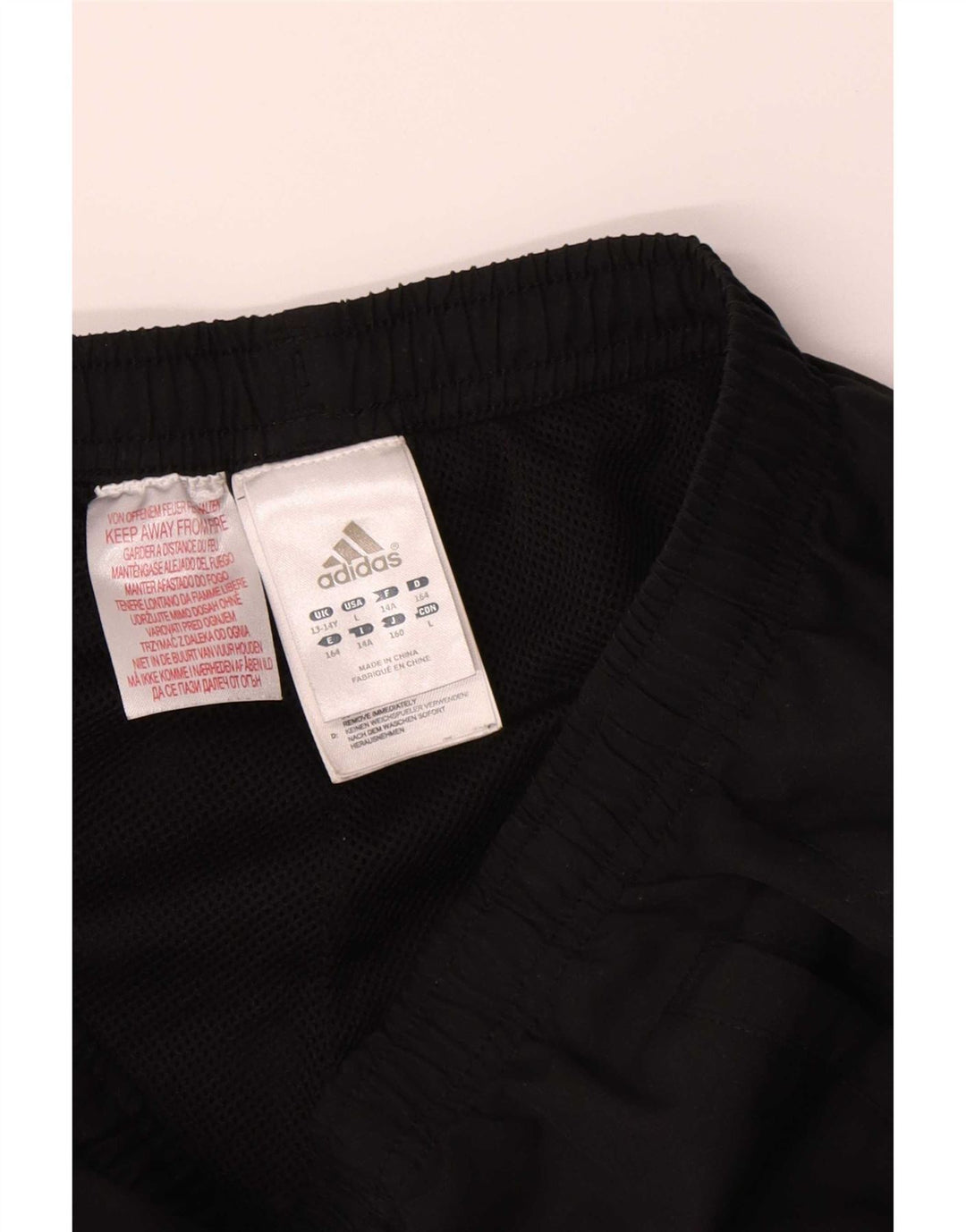 Adidas Boys Sports Shorts 13-14 år Sort polyester