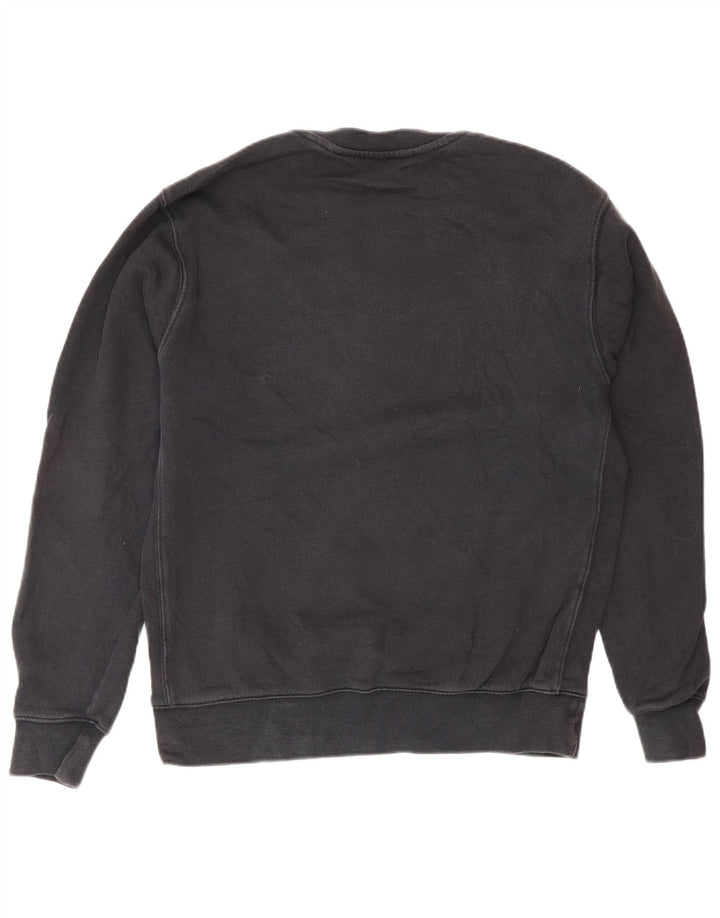 Nike Dame Oversized Sweatshirt Jumper UK 10 Small Black Bomuld