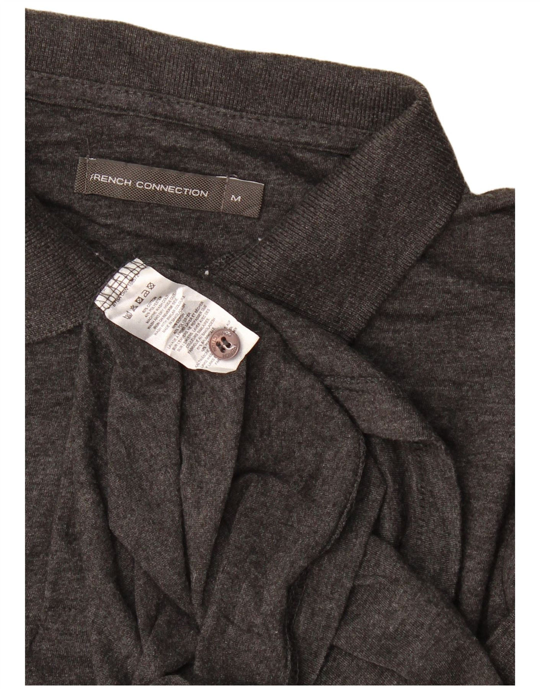French Connection Herre poloshirt mellemgrå bomuld