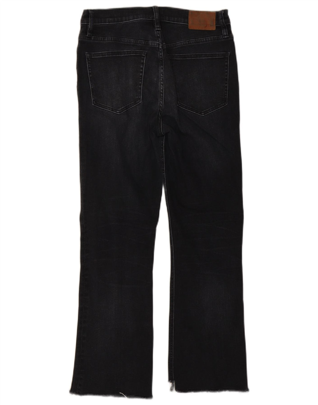 J. CREW Dame Bootcut Jeans W28 L26 Sort Bomuld