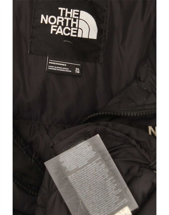 The North Face herre polstret jakke UK 42 XL sort nylon