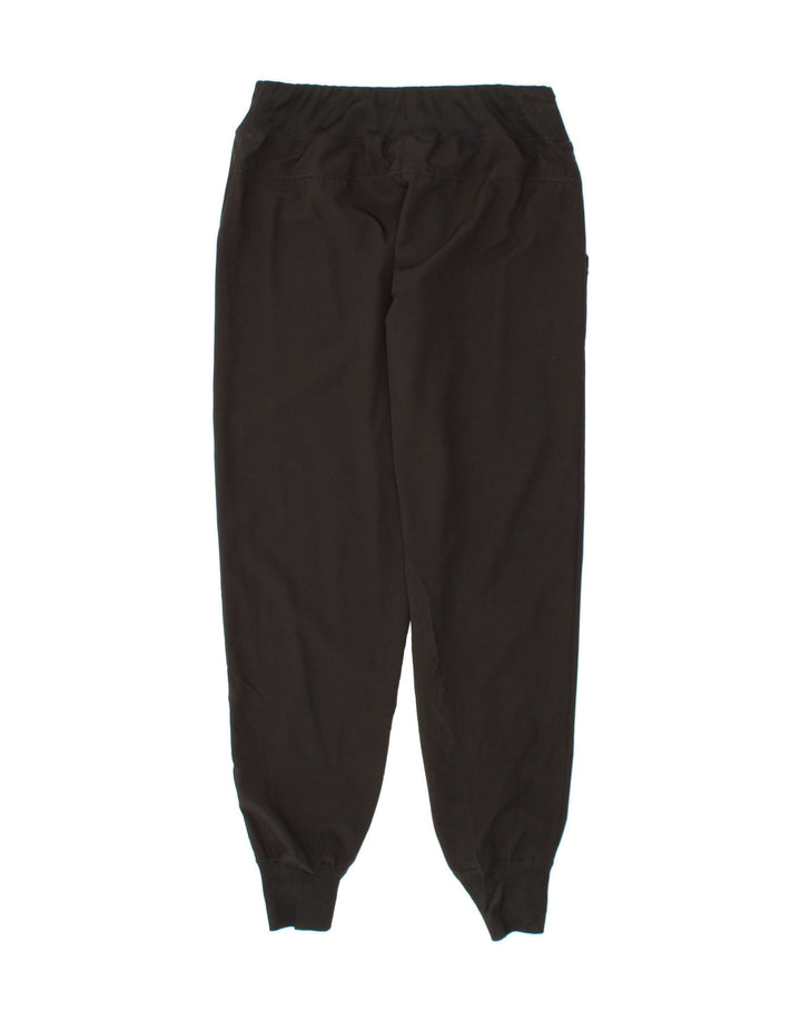 REEBOK Womens Tracksuit Trousers Joggers UK 10 Small  Black Polyester Vintage Reebok and Second-Hand Reebok from Messina Hembry 