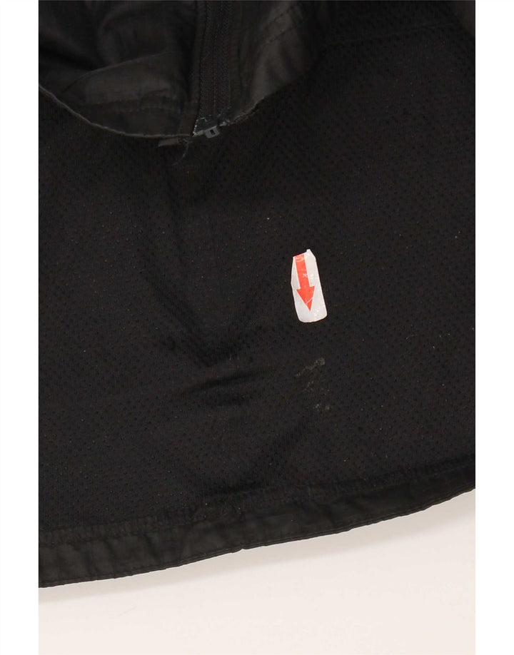 Nike Regnjakke med hætte til kvinder UK 14 Medium Sort Polyester