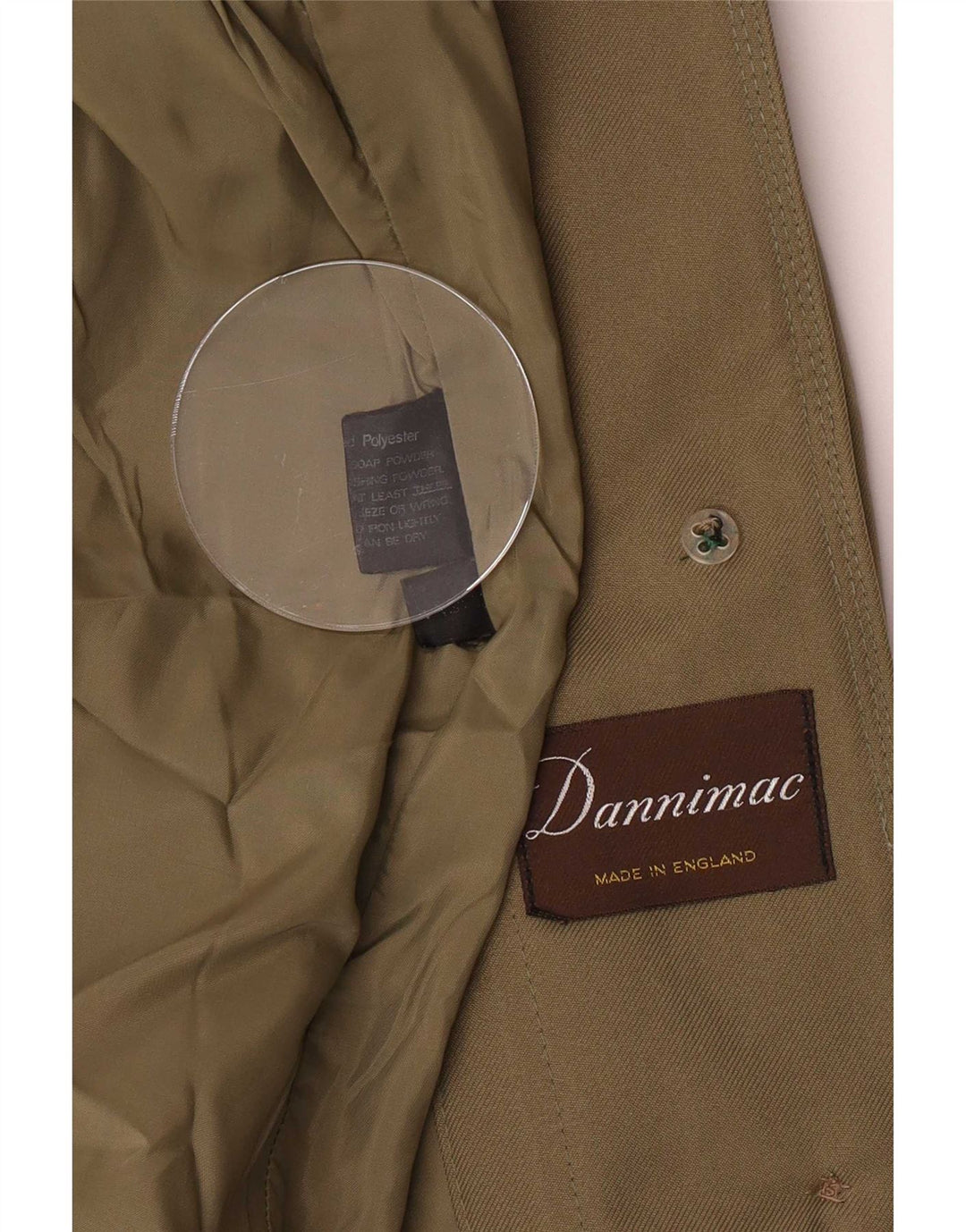 Dunnimac Dame Overfrakke UK 14 Medium Khaki Polyester