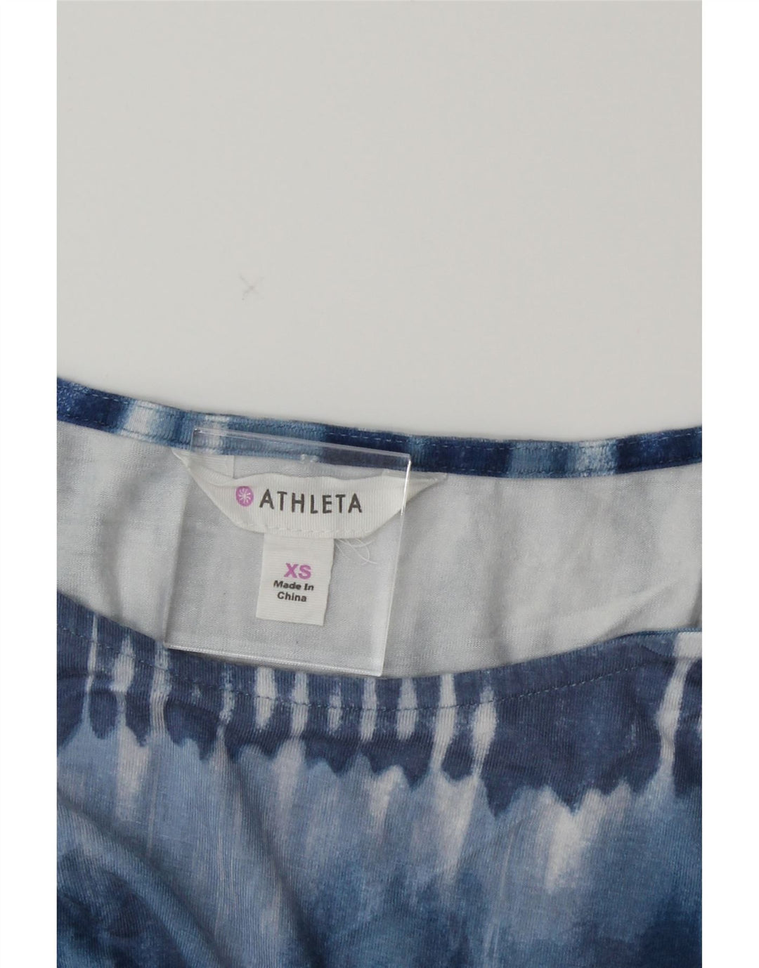 ATHLETA Womens A-Line Dress UK 6 XS Blue Ikat Vintage Athleta and Second-Hand Athleta from Messina Hembry 