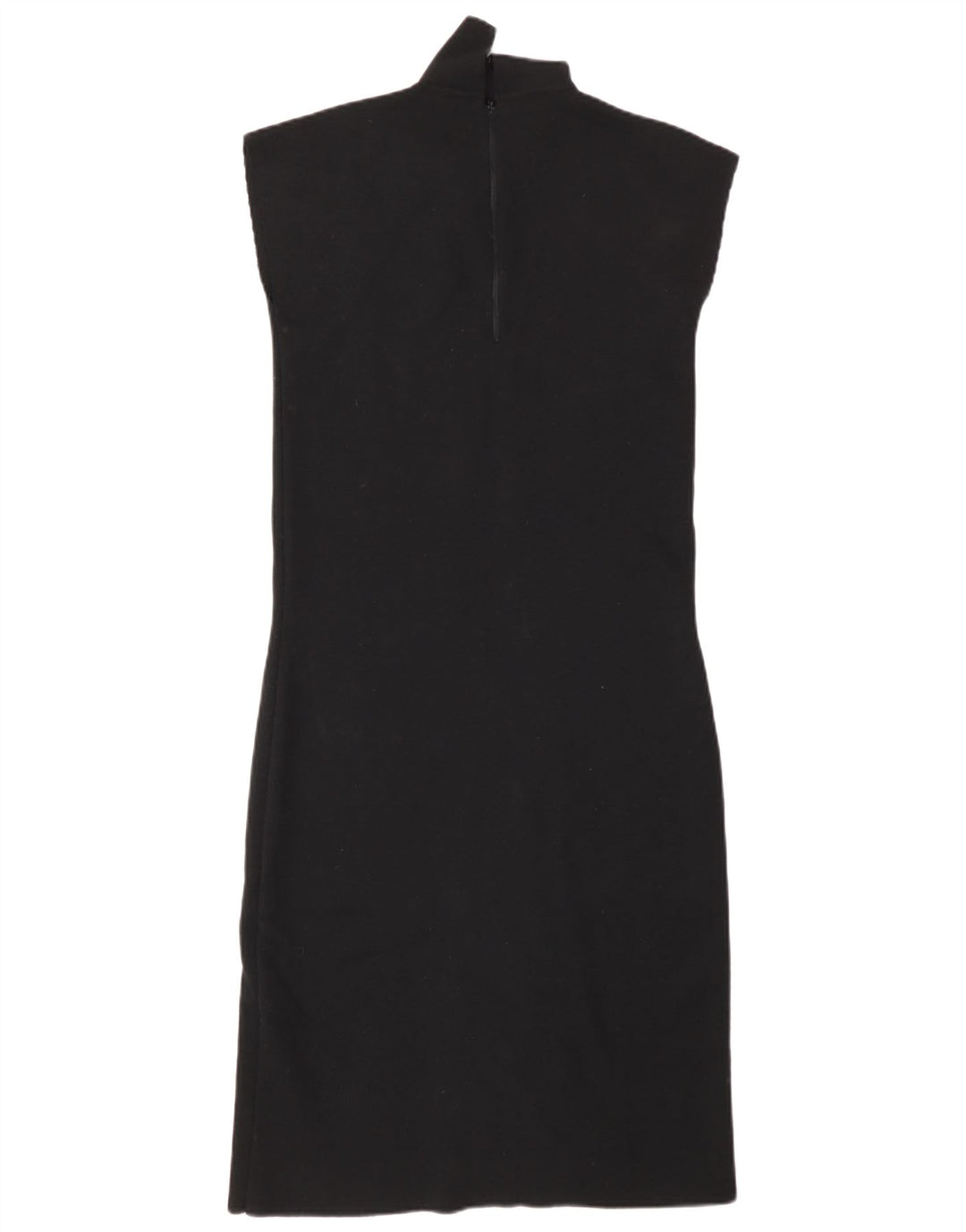 Intrend Dame Ærmeløs Jumper Dress UK 10 Small Black Wool