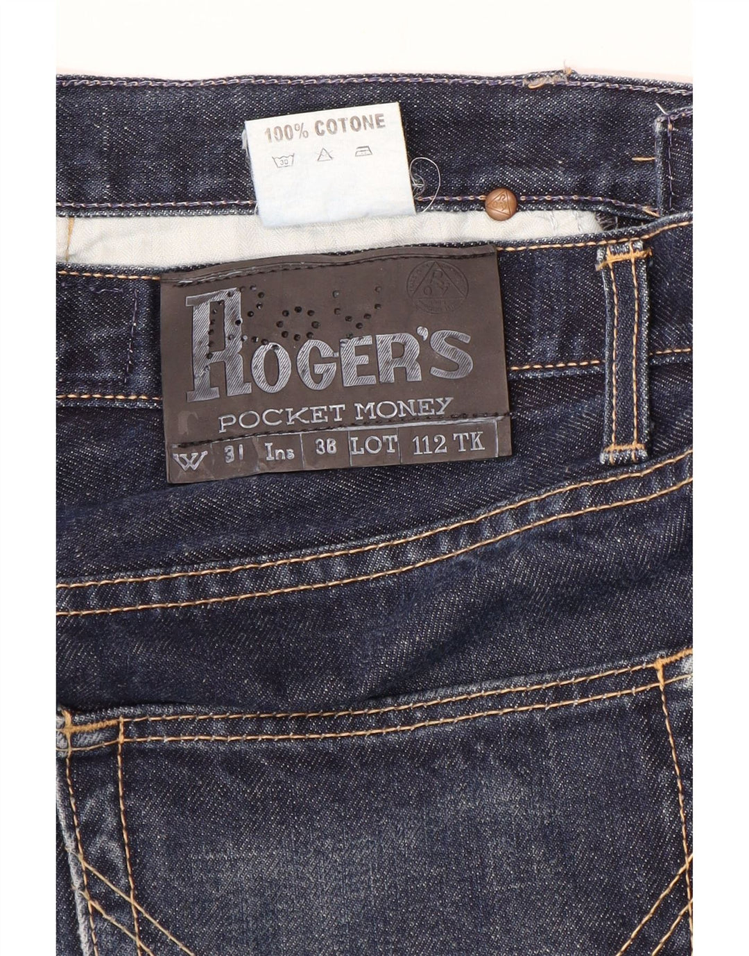 Roy Rogers Straight Jeans til mænd W31 L29 Marineblå Bomuld
