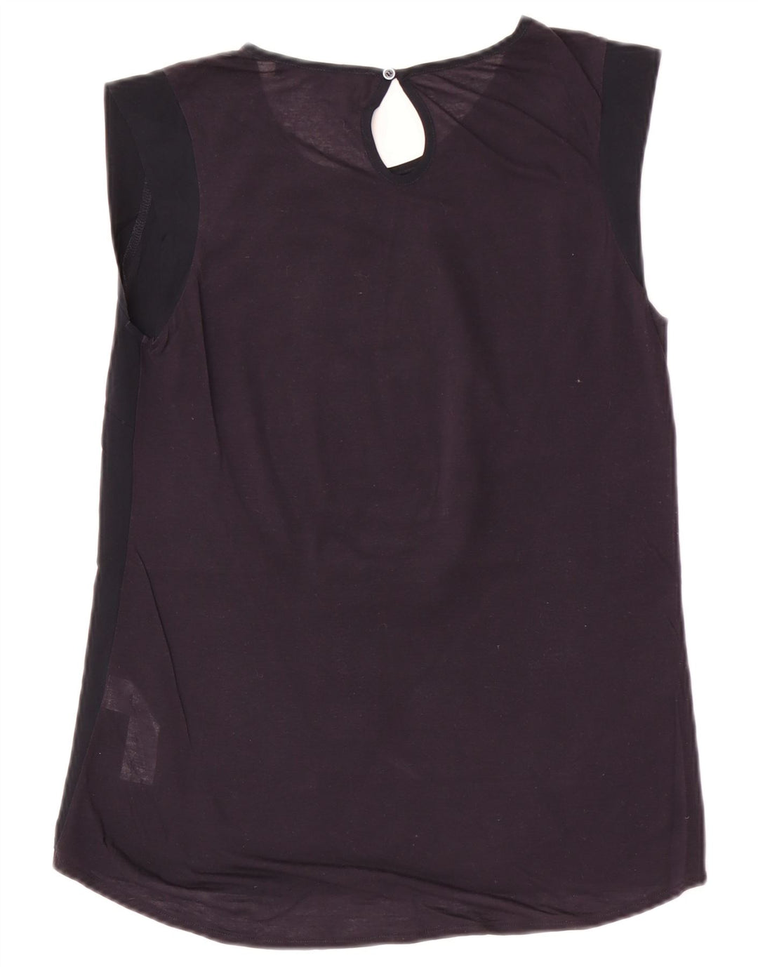 French Connection Damebluse Top UK 10 Small Navy Blue Polyester
