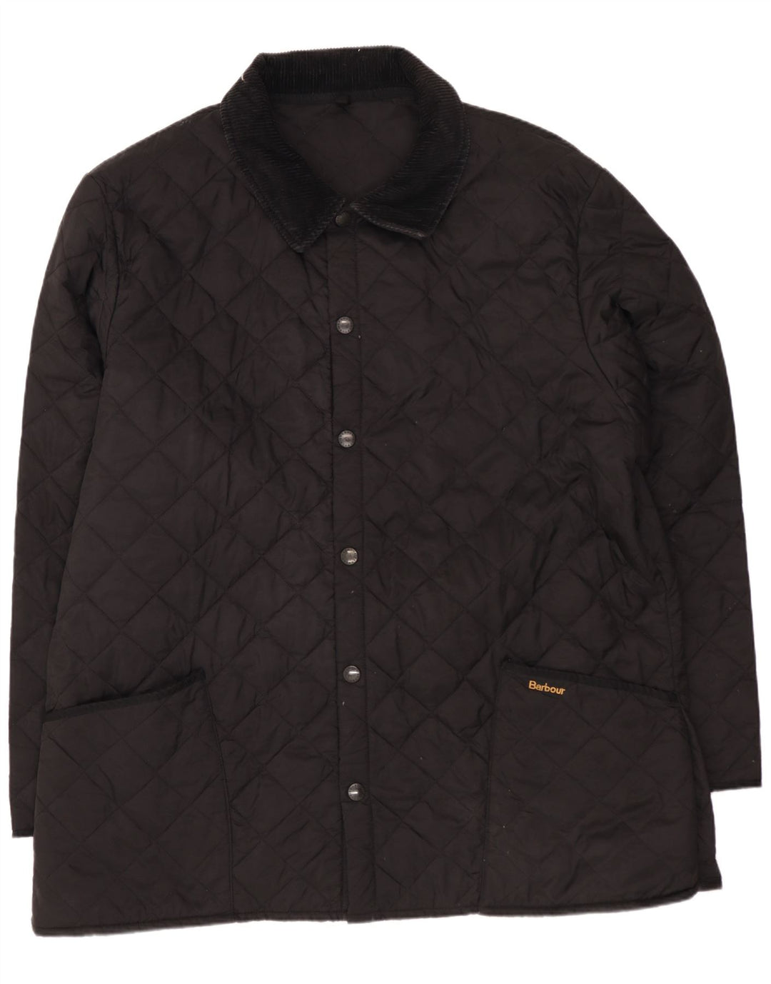 Barbour Herre Quiltet Jakke UK 44 2XL Sort Polyamid
